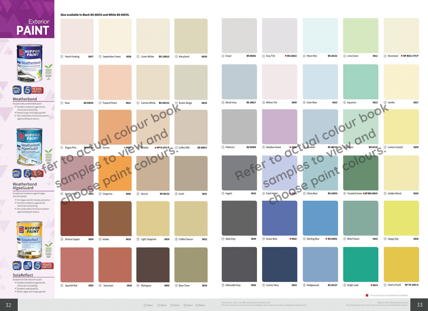 Nippon Paint Malaysia Colour Chart