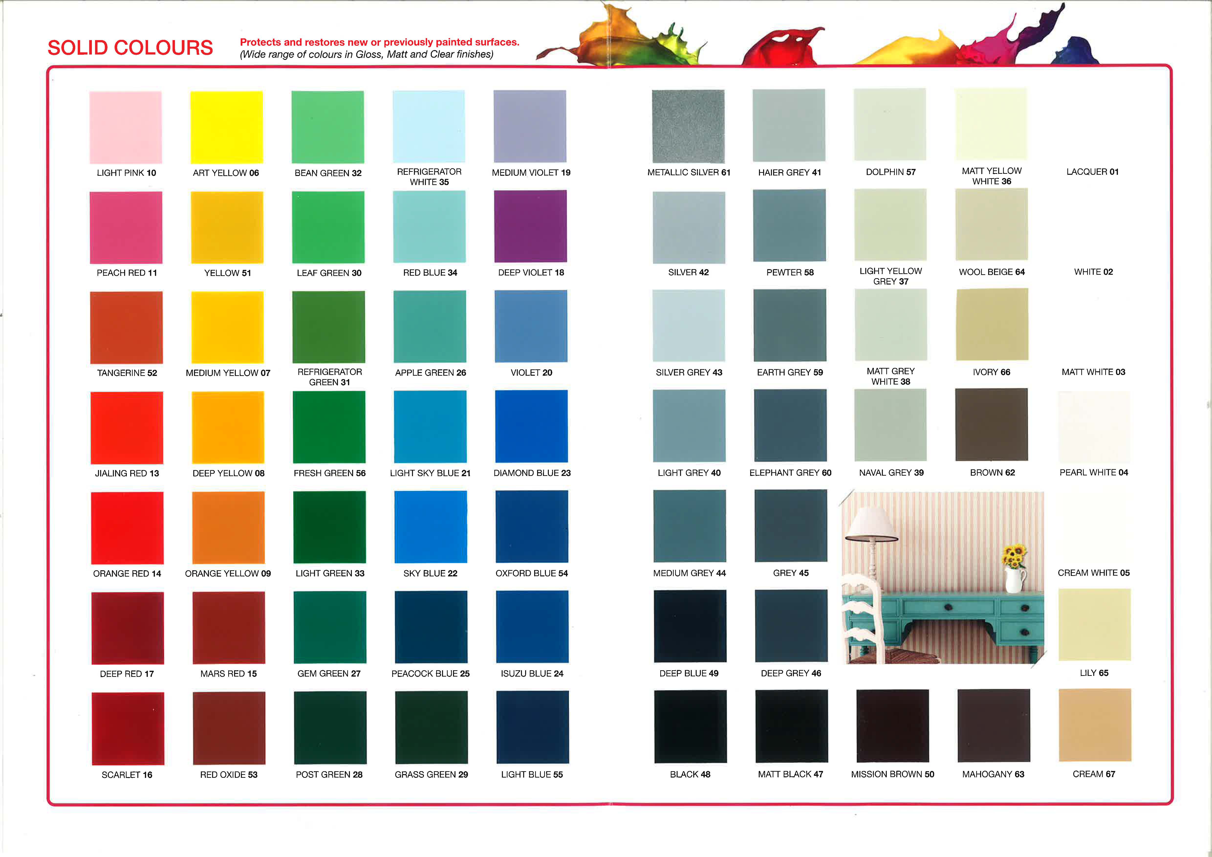 Nippon Paint Malaysia Colour Chart