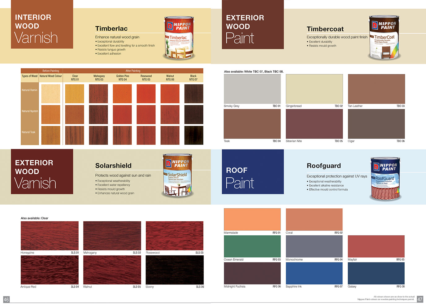 Nippon Paint Malaysia Colour Chart