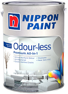 Nippon Paint Odour-less Premium All-in-1